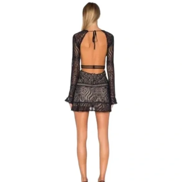 For Love & Lemons emery lace mini dress - Picture 3 of 11